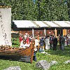 Viking wedding : view of the camp